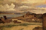 Corot Camille Ischa since the slopes of the mount Epomeo oil painting